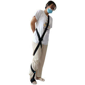 Yuqilin Équipement d'entraînement pour personnes âgées avec sangle de pied, taille unique, bande élastique haute résistance, sangles d'assistance pour les jambes pour la marche et la rééducation des membres inférieurs - Product Image 1