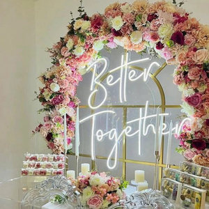 Tùy Chỉnh Hoa LED Neon Dấu Hiệu Backdrop Neon Ánh Sáng Dấu Hiệu Trang Trí Đám Cưới Chiếu Sáng Điện Dấu Hiệu Cho Đảng Tường Trang Trí - Product Image 1