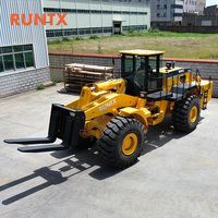 Chariot élévateur à fourche RUNTX à grande roue avec chargeur frontal, moteur Weichai, capacité de levage de blocs de pierre de 18 à 50 tonnes, chariot élévateur à fourche pour conteneurs à vendre