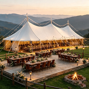 Glamping <b>Tent</b> Weddings Team Building Outdoor Extra Large <b>Canopy</b> Resorts Commercial Campsites PVC Oxford Four-season CH900 Quick - Product Image 1