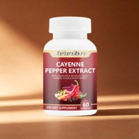 Complément d'extrait de piment de Cayenne, formulé avec des herbes traditionnelles, notamment du gingembre, de la betterave, de l'ail, du curcuma et du poivre noir