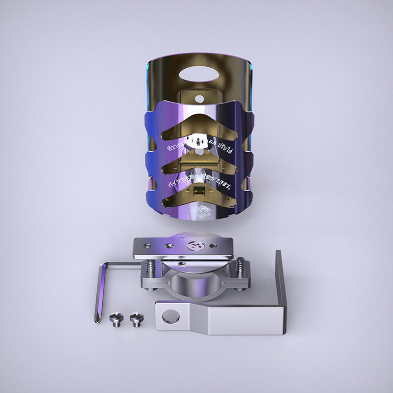 Burned Titanium with Silver