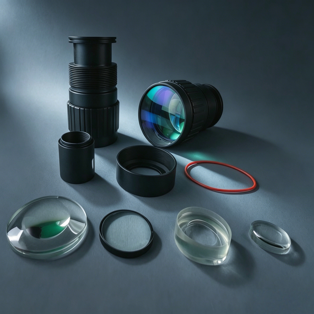 50mm F1.2 Night Vision Objective Lens Optical Module for Digital Night Vision Devices OEM ODM Customization