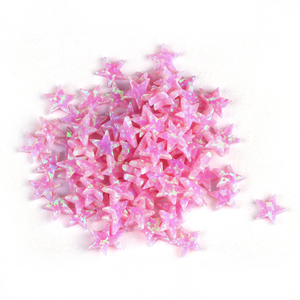 92 Colori di Gioielli Dentali in Opale, Decorazioni per Denti Senza Piombo, Gemme in Opale <span class=keywords><strong>Rosa</strong></span> a Forma di <span class=keywords><strong>Stella</strong></span> da 4mm - Product Image 1