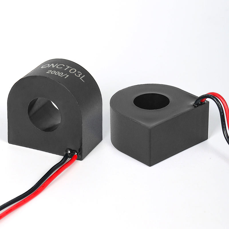 CE ROHS Micro Current Transformer Toroidal CT Price QNCT03L 50A/25mA 100A/50mA 100A/20mA Ring Type Current Sensor Manufacturer