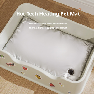 Coperta Elettrica per Animali Domestici, Tappetino Riscaldante per Gatti, Riscaldatore a Temperatura Costante con Timer, Impermeabile, per Cani di Piccola Taglia - Product Image 2