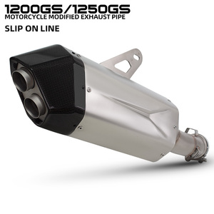 Tubo de Escape Deslizable R1250GS para <span class=keywords><strong>BMW</strong></span> R1200GS/ADV <span class=keywords><strong>1250GS</strong></span>/Adventure 2013-2023, Silenciador de Escape para Motocicleta de Turismo - Product Image 1