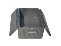 Glacière isotherme pliable XEP de 40 L, imperméable, pour aliments, avec logo et motif rayé, pour le camping en plein air, les pique-niques et le stockage