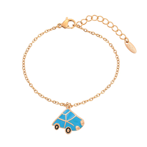 A00900797 xuping Jewelry <strong>Blue</strong> Car Cute 18k Gold Gifts for Children Wrap <strong>Bracelet</strong> No <strong>Stone</strong> Drops of Oil <strong>Bracelet</strong>
