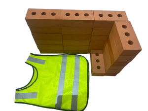 Riesige Regenbogens tapel blöcke Bunte große Schaums teine für das Indoor-Spiel - Product Image 4