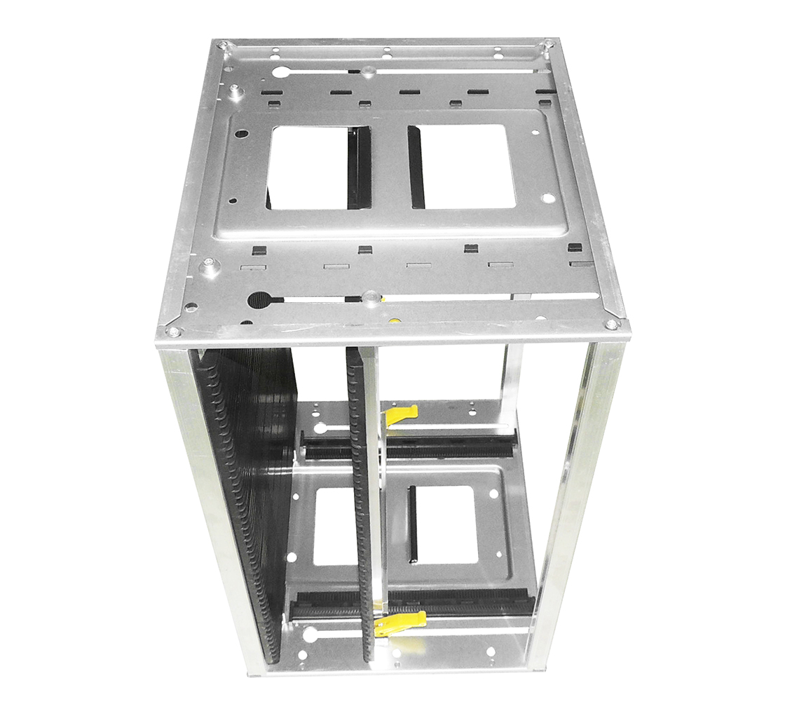 SMT ESD Антистатический стеллаж для магазинов печатных плат, металлический антинагревательный стеллаж для магазинов печатных плат ESD, напольный металлический стеллаж для магазинов