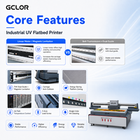 GCLOR 2513 Grote Formaat UV Flatbed Printer 2500*1300mm Digitale Printmachine voor Acryl, Hout, Glas, Tegels en Telefoonhoesjes