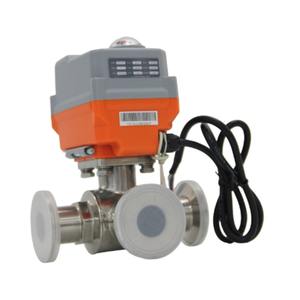 Válvula de Bola Eléctrica Radiante de 3 Vías para Líquidos Químicos, Phi32, Válvula Individual sin Actuador, OEM - Product Image 4