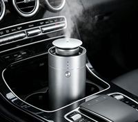 Diffuseur d'air de voiture en métal rechargeable par Type-C personnalisé avec une capacité de 10 ml, diffuseur d'huiles essentielles sans eau