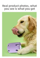 Jouet interactif pour chien en caoutchouc avec lumières LED activées par le mouvement, ballon de football rotatif et corde de traction pour l'exercice