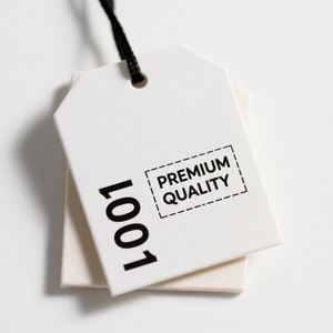 ป้ายแขวนเสื้อผ้าหรูหราแบบกำหนดเอง พิมพ์ชื่อ โลโก้ ป้ายพลาสติกพร้อมเชือก ป้ายกระดาษสำหรับเสื้อผ้า โลโก้ของคุณเอง - Product Image 6