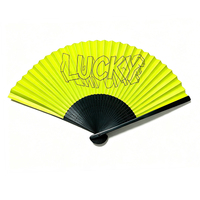 Éventail pliant portable fait main avec baleines en bambou et papier sans bois – Cadeau promotionnel personnalisé pour fêtes, mariages, festivals, souvenirs