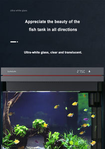 Sunsun Glas Aquarium Digitale Temperatuur Display Intelligente Aquarium Geavanceerde Aquarium Aquarium Aquarium - Product Image 5