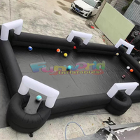 Al aire libre interior divertido patio humano snookball inflable tierra fútbol billar Mesa deportes juegos