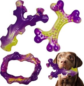 Indestructible Squeaky Fish Chew Toy For Aggressive Chewers - Heavy Duty Dog Toy With Beef Flavor, Tough Nylon & Rubber For Large Breeds