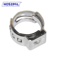 Collier de serrage à oreille unique HosePal INOX AISI304 Stepless O Clip
