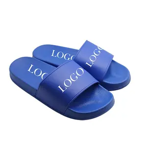 Kapalı açık PVC boş özel Logo terlik slaytlar ayakkabı sandalet kadınlar ve bayanlar için
