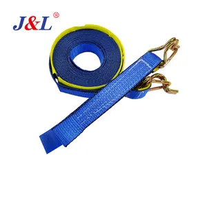 JULI Cargo Lashing Belt OEM ODM Qualified Suppliers Tie-down Straps For Cargo Safety Soft Loop Tie Down Straps