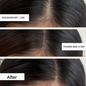 ผมแท้ 100% ใช้งานได้นานกว่า 2 ปี สีและความยาวตามสั่ง ติดตั้งง่ายมาก เทปติดผมแบบมองไม่เห็น - Product Image 4