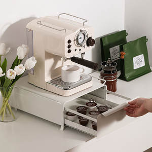 Nouveaux comptoirs <span class=keywords><strong>de</strong></span> cuisine à 2 niveaux <span class=keywords><strong>dolce</strong></span> <span class=keywords><strong>gusto</strong></span> support empilable en métal <span class=keywords><strong>capsule</strong></span> <span class=keywords><strong>de</strong></span> café tiroir coulissant nespresso pod cup mug boîte <span class=keywords><strong>de</strong></span> <span class=keywords><strong>rangement</strong></span> - Product Image 1