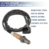 Sensor de Oxígeno Lambda de Banda Ancha LSU 4.9 0258017025 para PLX UEGO AEM X-Series 30-0300 AFR en Línea, Reemplazo Directo para Mitsubishi