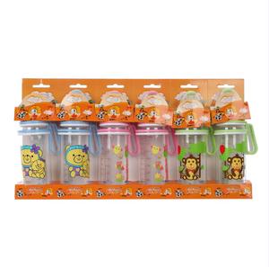 Paquete de 6 <span class=keywords><strong>Biberones</strong></span> de Alimentación para Bebés de 0 a 12 Meses, de PC/PP, Libres de BPA, con Diseño de Dibujos Animados, con Asa, 8 oz, Colores Variados, Duraderos, Flujo Variable - Product Image 2