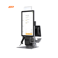 Kiosco de Autoservicio con Pantalla Táctil ATP Sheep de 32 Pulgadas con Impresora Térmica Integrada con NFC, Bluetooth/Wi-Fi para Pagos en Comercios