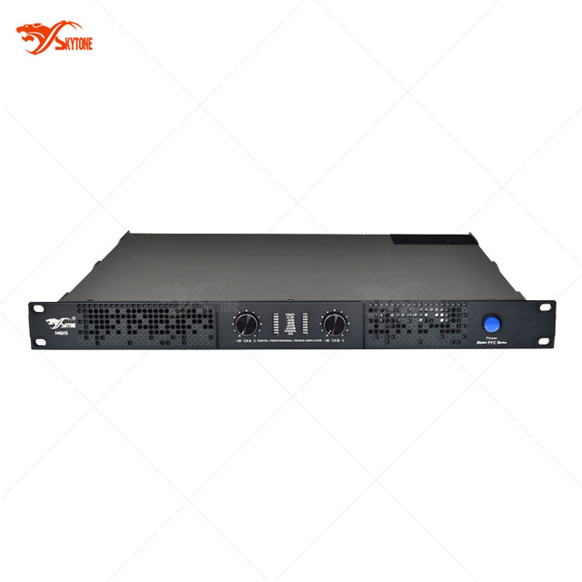 HQ25 Digital 1U 2500W 2 Channels Professional Power Amplifier