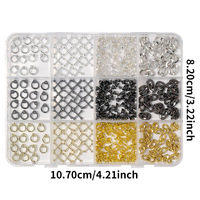 Breloques croix pour ongles en alliage métallique, décorations d'art ongulaire gothique punk, croix 3D en métal lourd, accessoires de manucure esthétique grunge sombre