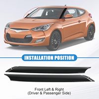 Kit de garnitures de montant A et de moulures de pare-brise (gauche/droite) de remplacement pour Hyundai Veloster 2012-2017 OLIVER OE 861702V000/861802V000