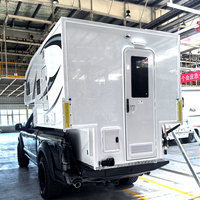 Camper de pick-up en fibre de verre sur mesure, à glissière, à coque rigide, pour camping en plein air et voyages tout-terrain