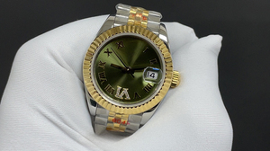 Recomiendo sinceramente: Platino y acero inoxidable combinados a la perfección. Calidad Superior. Artículo de Súper Lujo. Reloj Mecánico - Product Image 3