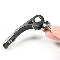 Levier de caméra de vélo facile à utiliser avec marquage OPEN pour réglage du potenceau de vélo, poignée de serrage rapide en alliage noir