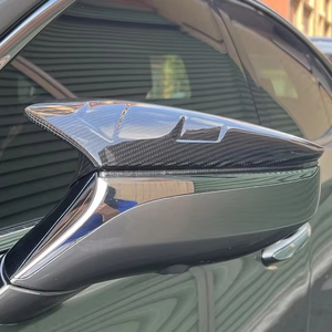 ฝาครอบกระจกมองหลังคาร์บอนไฟเบอร์สีดำแบบแห้ง รุ่น M-Style สำหรับ Lexus New ES IS LS LC UX รุ่นดัดแปลง - Product Image 1