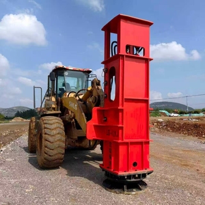Máquina compactadora hidráulica para excavadoras, máquina compactadora accesoria para cargadoras, equipo de compactación de carreteras - Product Image 1