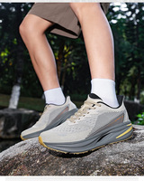 Chaussures de course respirantes en maille, semelle souple, résistantes à l'usure, absorption des chocs, chaussures polyvalentes pour les trajets quotidiens, chaussures décontractées