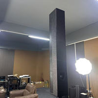 EVOX 12 Altavoces Activos de Dos Vías, Conjunto de Altavoces de Columna de 8 x 4 Pulgadas, Sistema de Sonido PA Activo de Línea