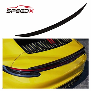 Pour <span class=keywords><strong>Porsche</strong></span> Carrera <span class=keywords><strong>911</strong></span> 992 mise à niveau <span class=keywords><strong>Techart</strong></span> Kit de carrosserie de becquet en Fiber de carbone 992 <span class=keywords><strong>Techart</strong></span> aile de becquet arrière - Product Image 1