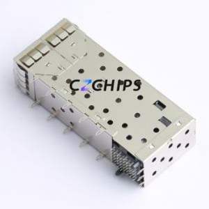 SFP 2007492 2X1Y+ Optical Module Connector Through hole Component (THT) Connector Case (Cage) SFP+ 2 With Post - Product Image 2