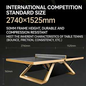 Vente directe d'usine, table de tennis de table 25 mm, table de <span class=keywords><strong>ping</strong></span>-<span class=keywords><strong>pong</strong></span> professionnelle, type compétition, haute élasticité pour les matchs professionnels - Product Image 4