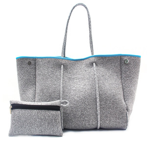 Vente chaude sacs femmes sacs à main dames perforé transport mer néoprène sac de plage fourre-tout sac à main été néoprène sacs pour femmes - Product Image 1