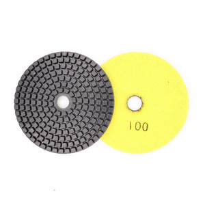 4 Inch 3 mm Thickness Diamond Wet Polishing <strong>Floor</strong> Pads for Stone Process and Marble Granite Quartz Terrazzo and Concrete <strong>Floor</strong> - Product Image 5