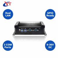 Ordinateur industriel YCT Intel N100 sans ventilateur, boîtier COM, RS232, RS485, GPIO, double LAN, DDR4, SSD, Windows/Linux, OEM, WiFi, PC industriel