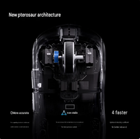 Souris de jeu Mchose A5 V3 Ultra+ 55g légère avec capteur 3955TI, molette de défilement TTC Gold, DPI overclocké 50K, tri-mode 2.4G/BT/USB-C double 8K