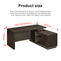 Vente en gros d'usine de bureau mobilier de bureau bon marché hôtel hôpital école directeur exécutif patron bureau